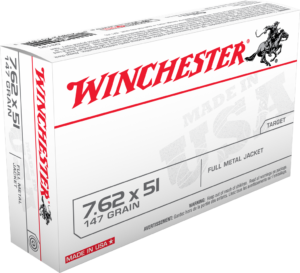 200rds - .308 / 7.62 Q3130 NATO Winchester 147gr. FMJ Ammo