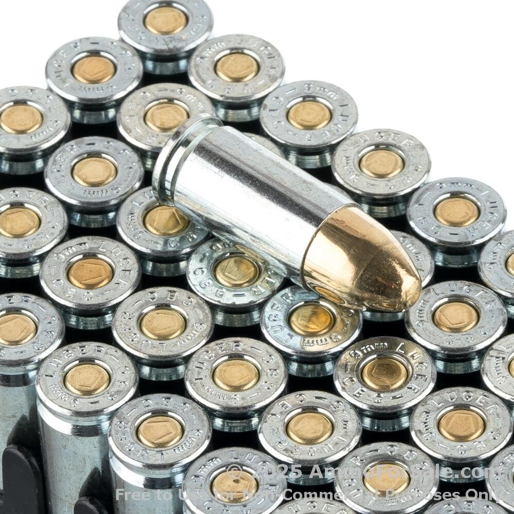 1000rds – 9mm Magtech Steel 115gr. FMJ Ammo **STEEL CASES** - Image 2